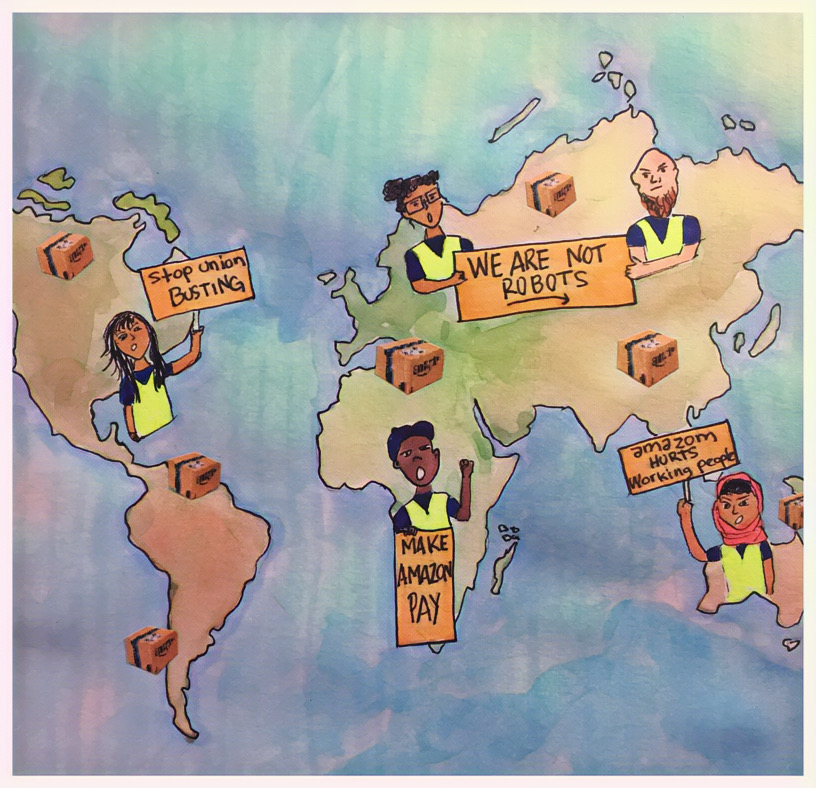 Amazon workers organizing all over the world